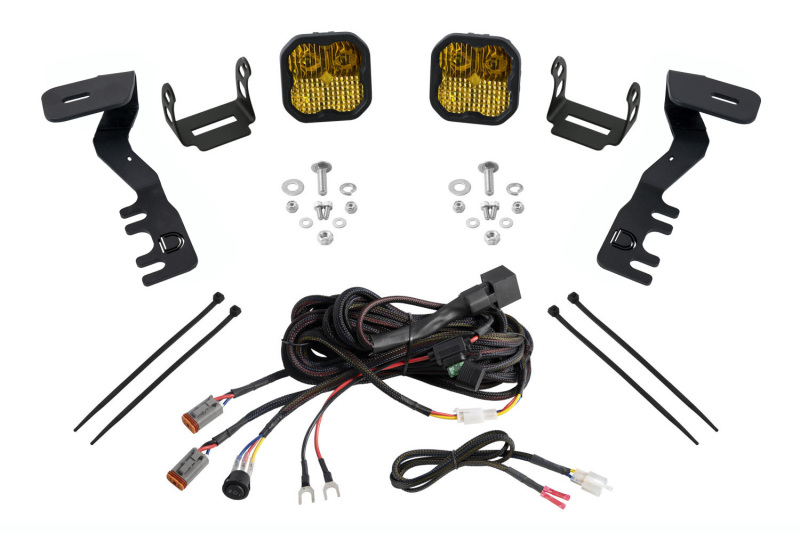Toyota Tacoma LED Light Kit - Diode Dynamics - SS3 LED Ditch Light Kit - Sport Yellow - `24-`27 Toyota Tacoma LED Light Kit - Diode Dynamics - SS3 LED Ditch Light Kit - Sport Yellow - `24-`27